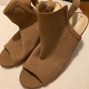 Francesca’s Open Toe Heels